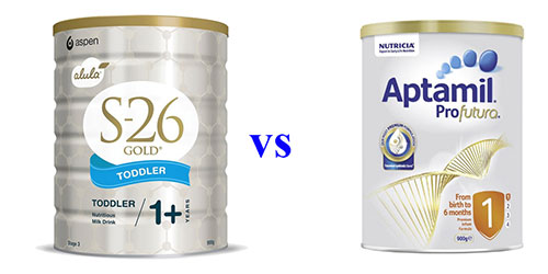 So sánh sữa Aptamil và S26