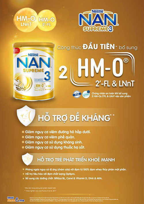 Công dụng của sữa Nan Supreme 3