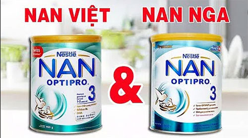 Cách nhận biết sữa Nan Nga và Nan Việt chuẩn nhất
