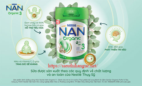 Sữa Nan Organic có tốt không