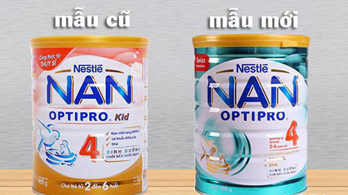 Sữa Nan Việt mẫu mới